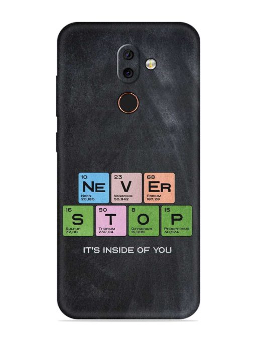 Never Stop It'S Inside Of You Embossed Soft Silicone Case for Nokia 7