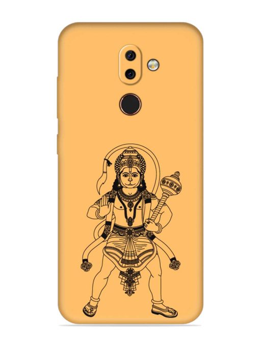 Indian God Hanuman Embossed Soft Silicone Case for Nokia 7 Zapvi