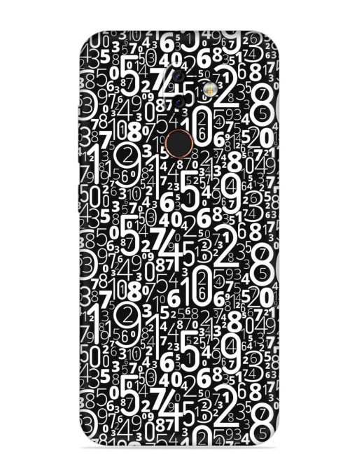 Many Numbers Different Embossed Soft Silicone Case for Nokia 7 Zapvi