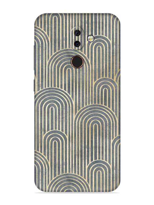 Art Deco Style Embossed Soft Silicone Case for Nokia 7 Zapvi