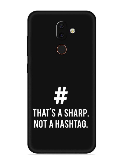 Thats Sharp Not Embossed Soft Silicone Case for Nokia 7 Zapvi