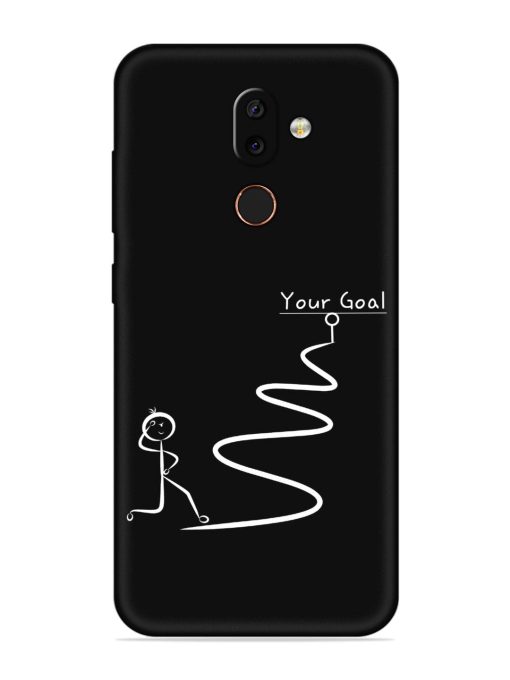 Your Goal Embossed Soft Silicone Case for Nokia 7 Zapvi