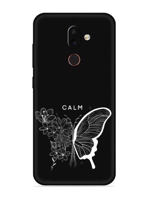 Calm Embossed Soft Silicone Case for Nokia 7