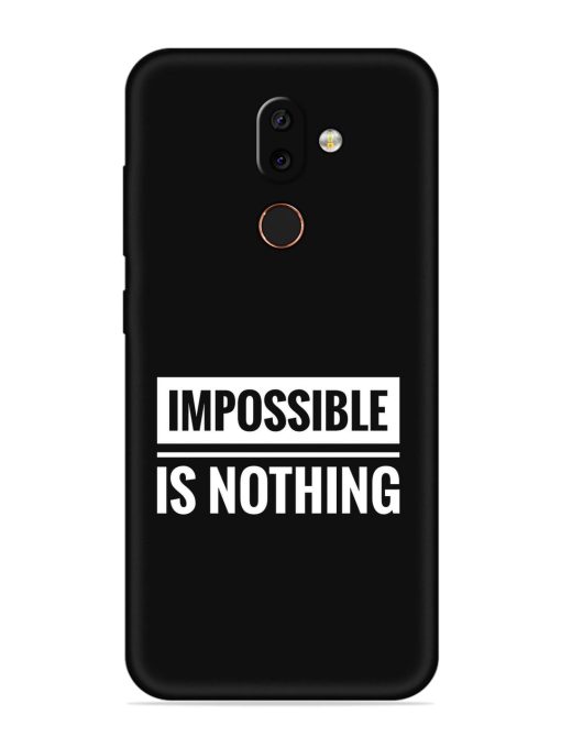 Impossible Is Nothing Embossed Soft Silicone Case for Nokia 7 Zapvi