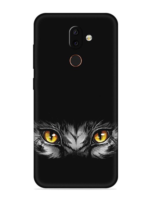 Scary Eye Embossed Soft Silicone Case for Nokia 7 Zapvi