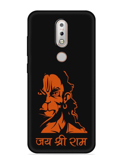 Angry Hanuman Embossed Soft Silicone Case for Nokia 7.1