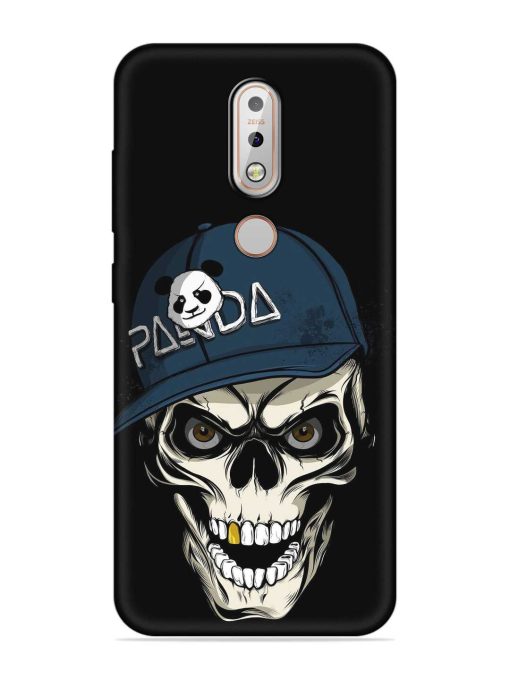 Panda Skull Embossed Soft Silicone Case for Nokia 7.1