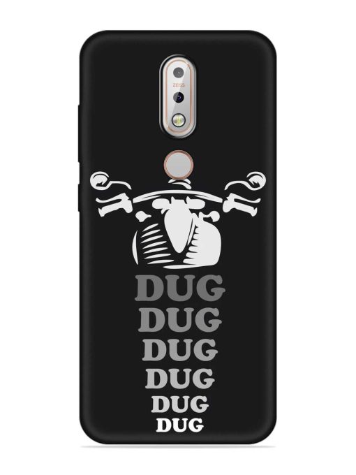 Dug Dug Dug Embossed Soft Silicone Case for Nokia 7.1 Zapvi