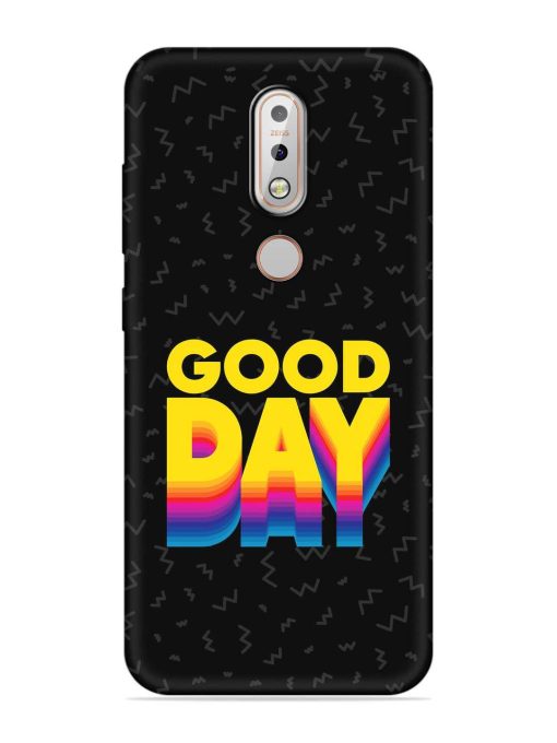 Good Day Embossed Soft Silicone Case for Nokia 7.1 Zapvi