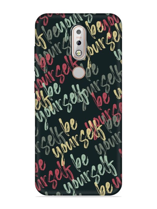 Yourself Seamless Embossed Soft Silicone Case for Nokia 7.1 Zapvi