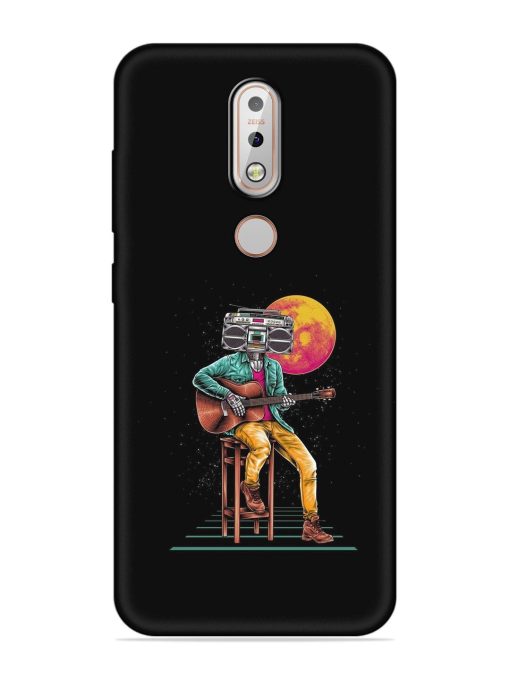 Minimalist Music Embossed Soft Silicone Case for Nokia 7.1 Zapvi