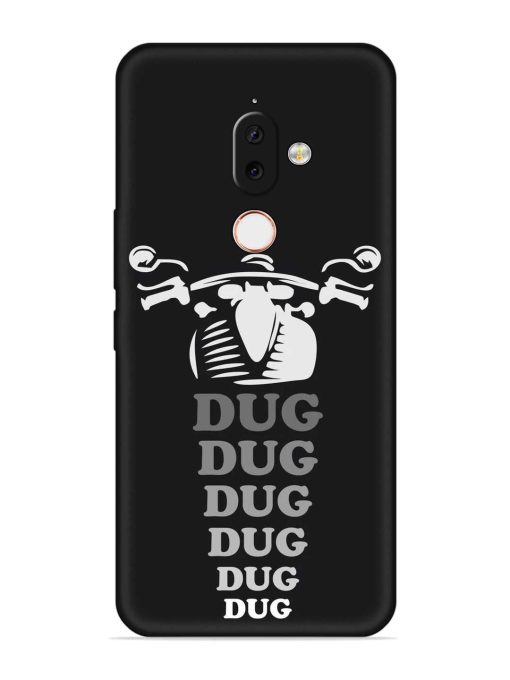 Dug Dug Dug Embossed Soft Silicone Case for Nokia 7.1 Plus Zapvi