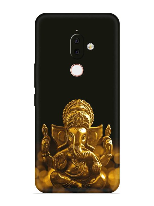 Lord Ganesha Indian Festival Embossed Soft Silicone Case for Nokia 7.1 Plus Zapvi