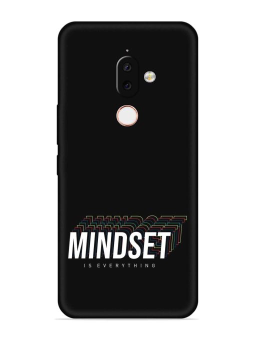 Mindset Everything Slogan Embossed Soft Silicone Case for Nokia 7.1 Plus Zapvi