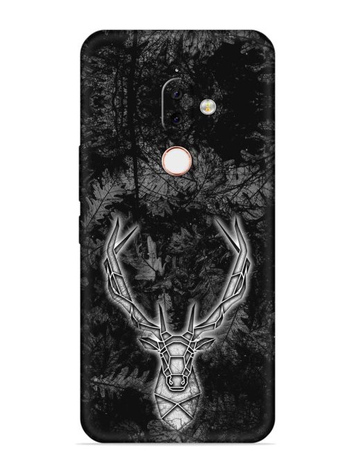 Ancient Deer Embossed Soft Silicone Case for Nokia 7.1 Plus Zapvi