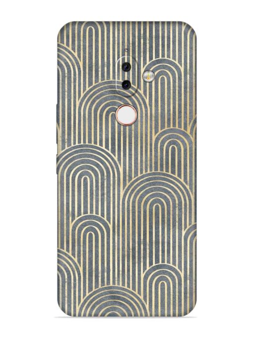 Art Deco Style Embossed Soft Silicone Case for Nokia 7.1 Plus Zapvi