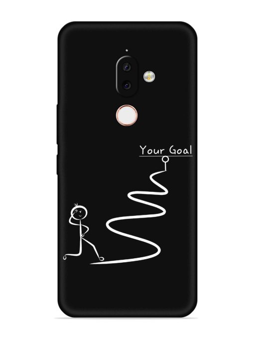 Your Goal Embossed Soft Silicone Case for Nokia 7.1 Plus