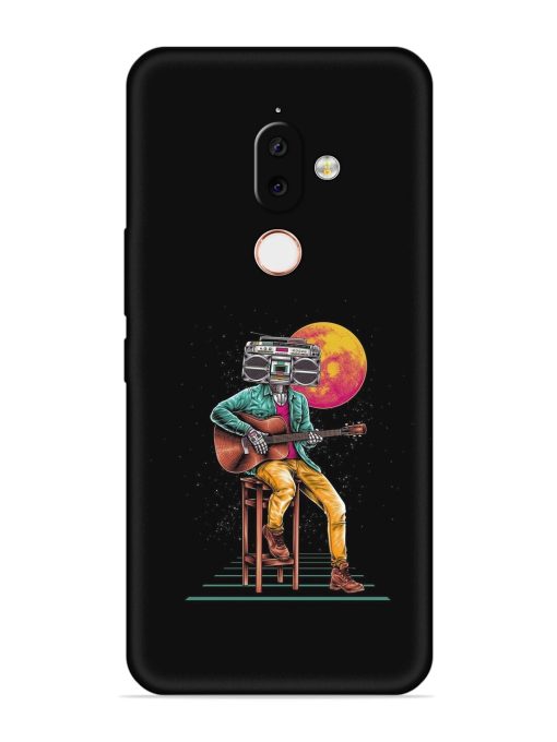 Minimalist Music Embossed Soft Silicone Case for Nokia 7.1 Plus