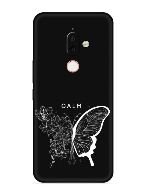 Calm Embossed Soft Silicone Case for Nokia 7.1 Plus Zapvi