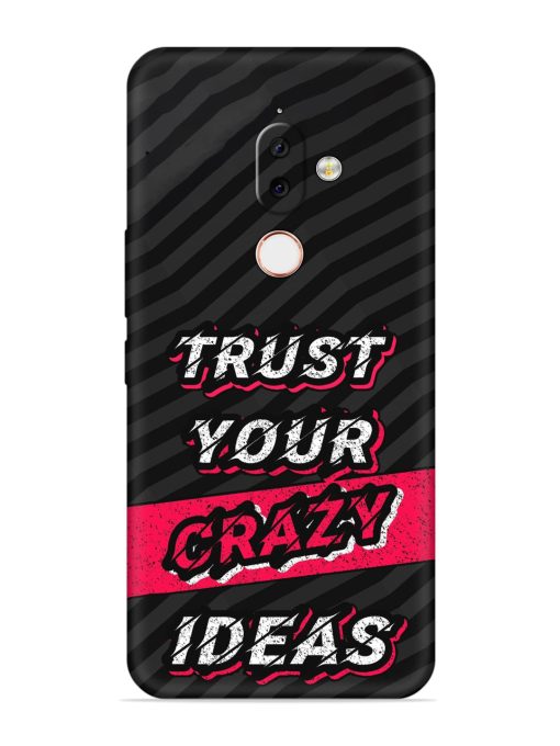 Trust Your Crazy Ideas Embossed Soft Silicone Case for Nokia 7.1 Plus Zapvi