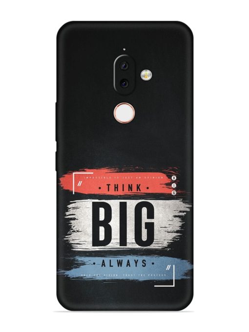 Think Big Always Embossed Soft Silicone Case for Nokia 7.1 Plus Zapvi