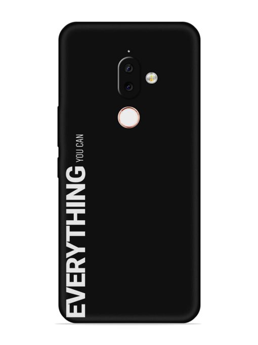 Everything You Can Embossed Soft Silicone Case for Nokia 7.1 Plus Zapvi