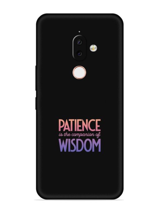 Patience Is The Embossed Soft Silicone Case for Nokia 7.1 Plus Zapvi