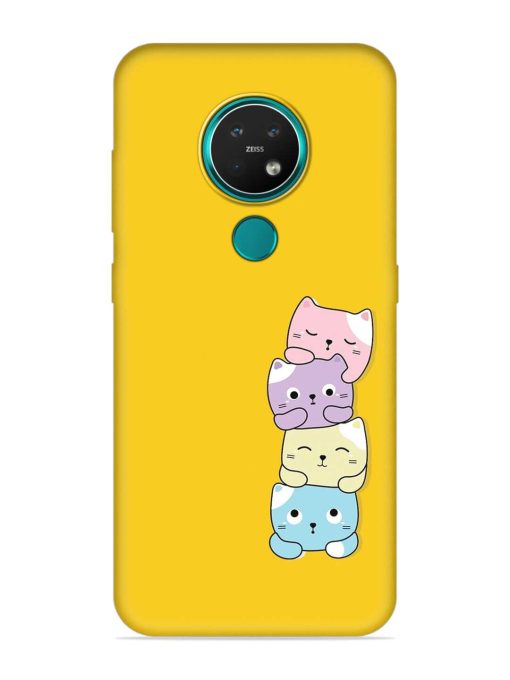 Cartoon Anime Embossed Soft Silicone Case for Nokia 7.2 Zapvi