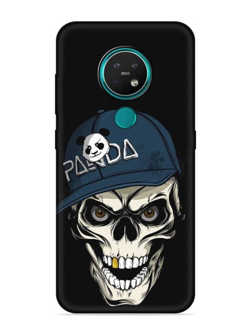 Panda Skull Embossed Soft Silicone Case for Nokia 7.2 Zapvi