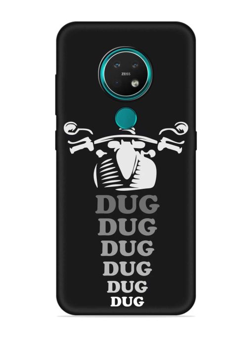 Dug Dug Dug Embossed Soft Silicone Case for Nokia 7.2 Zapvi