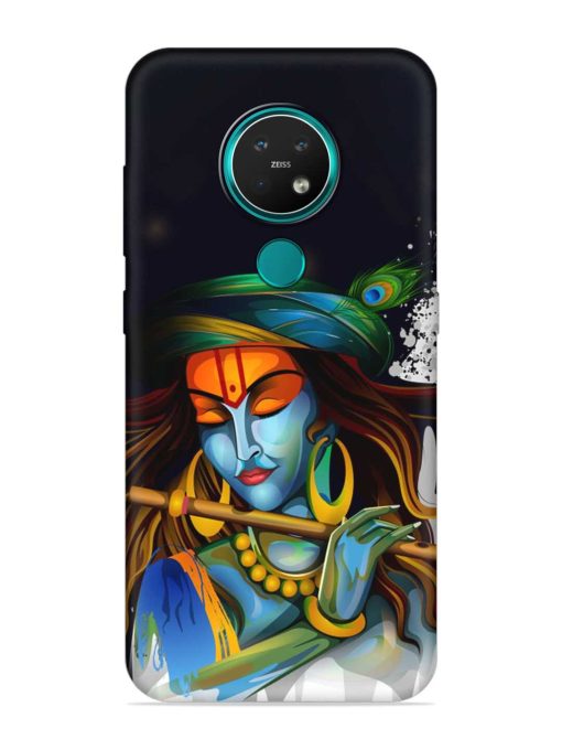 Krishna Art Embossed Soft Silicone Case for Nokia 7.2 Zapvi