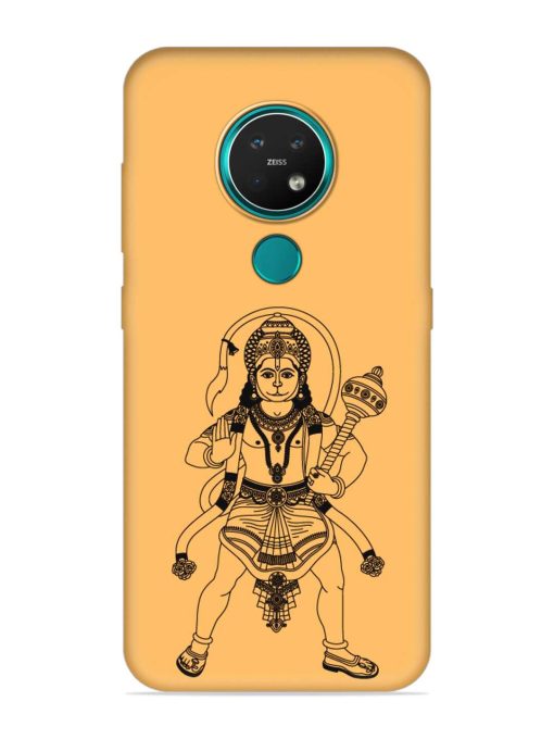 Indian God Hanuman Embossed Soft Silicone Case for Nokia 7.2 Zapvi