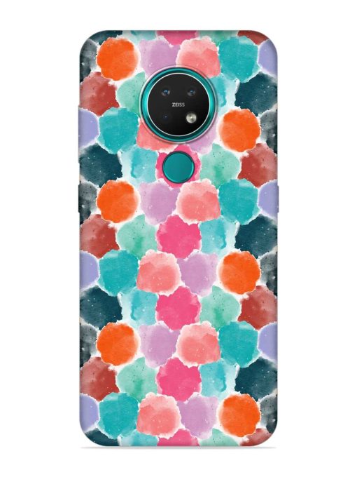 Colorful Seamless Pattern Embossed Soft Silicone Case for Nokia 7.2 Zapvi