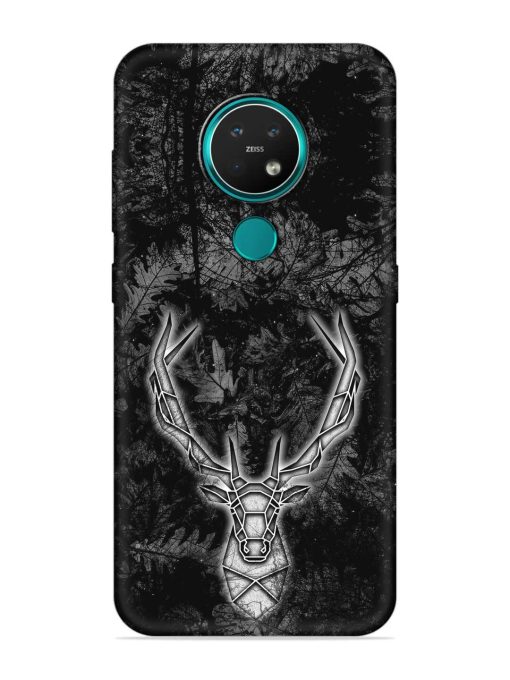 Ancient Deer Embossed Soft Silicone Case for Nokia 7.2 Zapvi