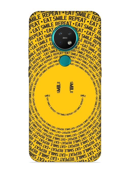 Smiley Embossed Soft Silicone Case for Nokia 7.2 Zapvi