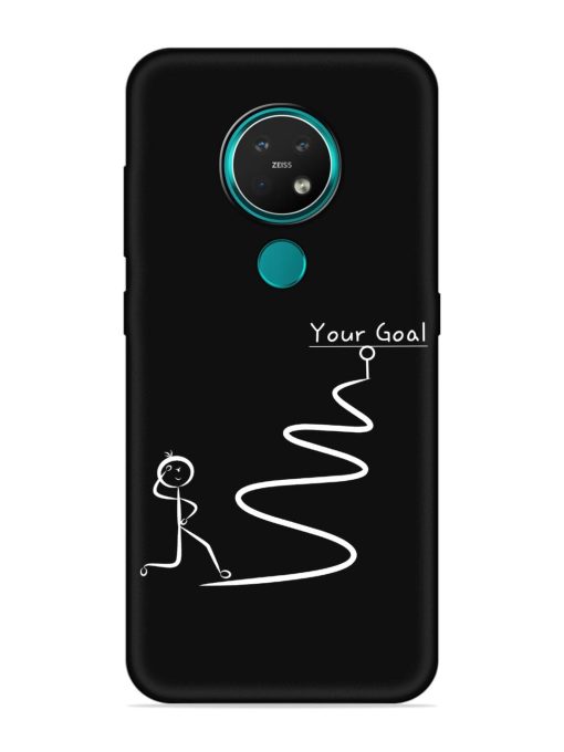 Your Goal Embossed Soft Silicone Case for Nokia 7.2 Zapvi