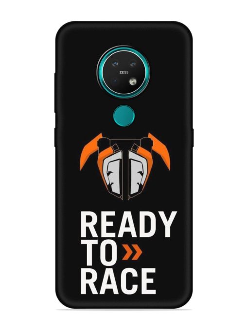 Ready To Race Embossed Soft Silicone Case for Nokia 7.2 Zapvi