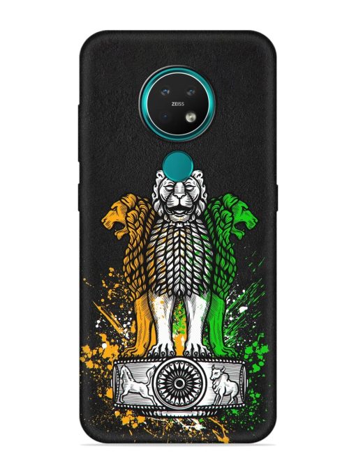 Pillars Of Ashoka Embossed Soft Silicone Case for Nokia 7.2 Zapvi