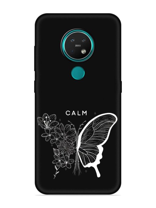 Calm Embossed Soft Silicone Case for Nokia 7.2 Zapvi