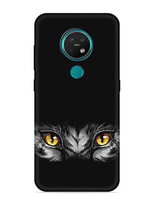 Scary Eye Embossed Soft Silicone Case for Nokia 7.2 Zapvi