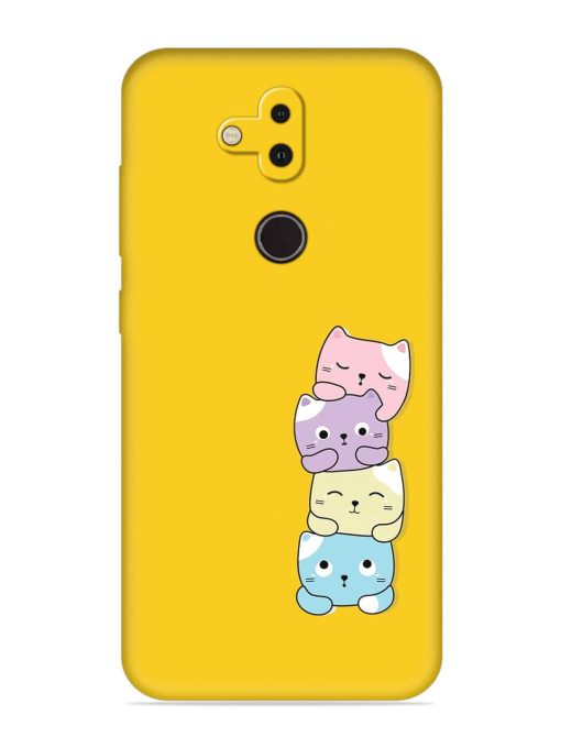 Cartoon Anime Embossed Soft Silicone Case for Nokia 8.1 Zapvi