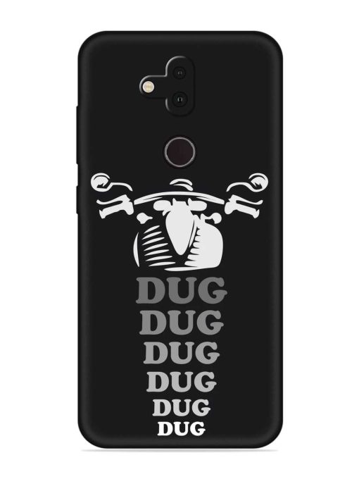 Dug Dug Dug Embossed Soft Silicone Case for Nokia 8.1 Zapvi