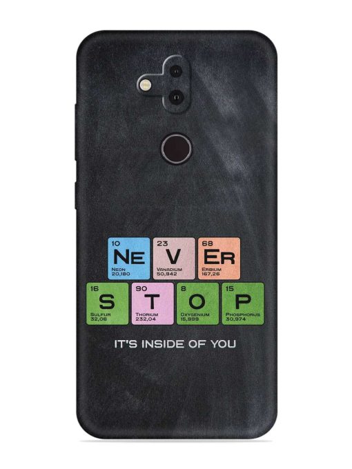 Never Stop It'S Inside Of You Embossed Soft Silicone Case for Nokia 8.1 Zapvi