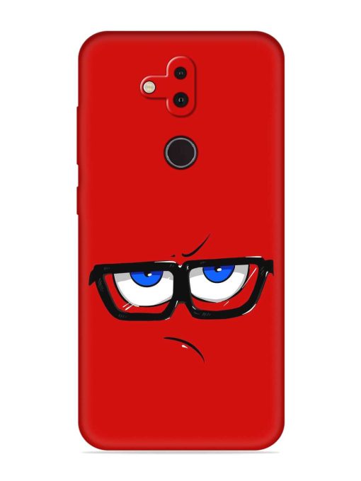 Rad Angry Face Embossed Soft Silicone Case for Nokia 8.1 Zapvi