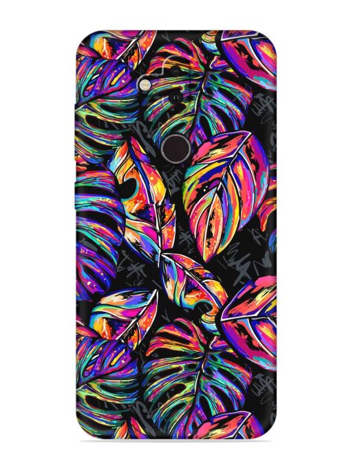 Tropical Seamless Vector Embossed Soft Silicone Case for Nokia 8.1 Zapvi