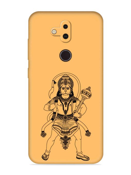 Indian God Hanuman Embossed Soft Silicone Case for Nokia 8.1 Zapvi