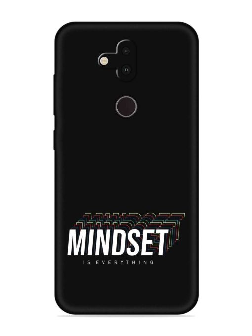 Mindset Everything Slogan Embossed Soft Silicone Case for Nokia 8.1 Zapvi