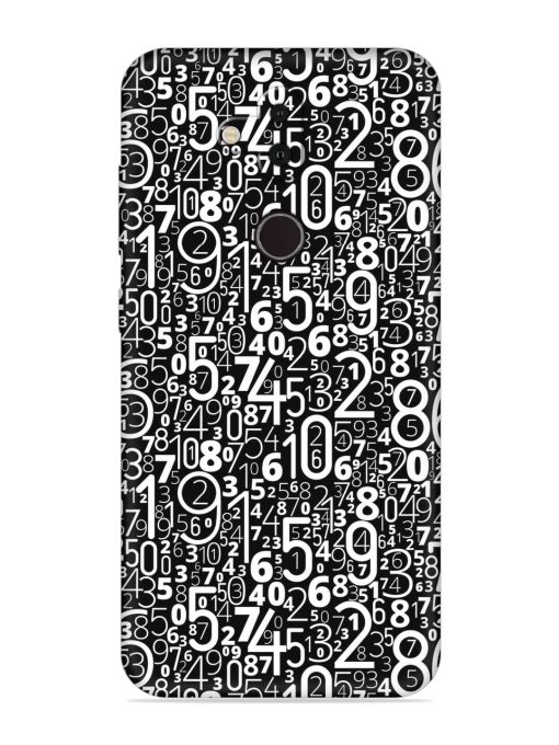 Many Numbers Different Embossed Soft Silicone Case for Nokia 8.1 Zapvi