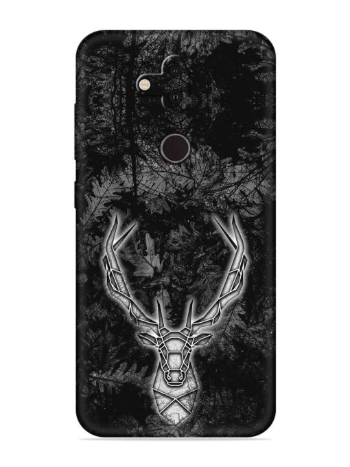 Ancient Deer Embossed Soft Silicone Case for Nokia 8.1 Zapvi