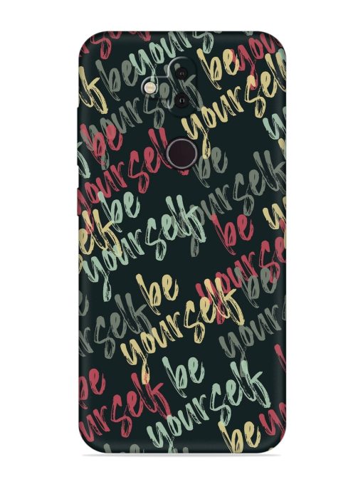 Yourself Seamless Embossed Soft Silicone Case for Nokia 8.1 Zapvi